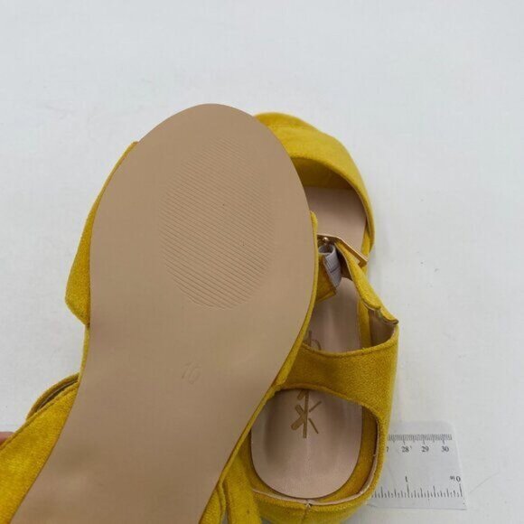 XYD Strappy Low Heel Sandal Pumps for Women Open Toe Ankle Strap Slingback - Picture 6 of 8